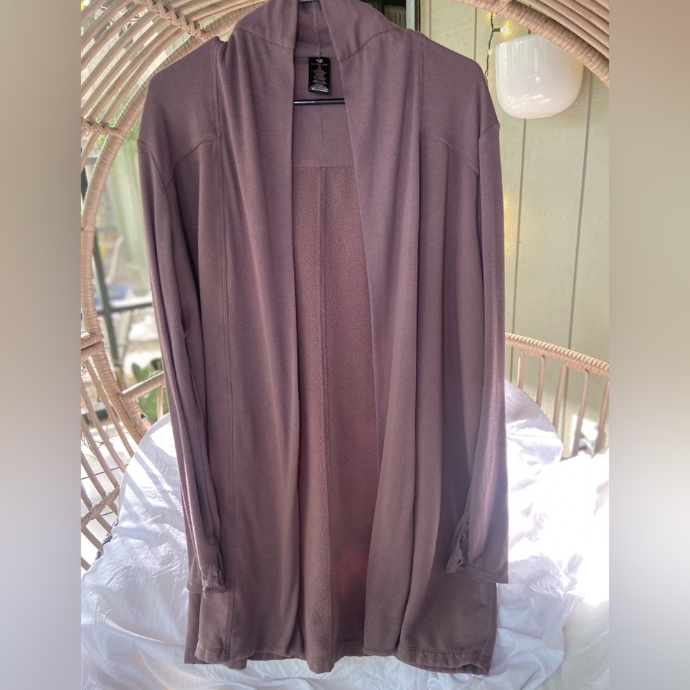 Active Life Open Front Long Cardigan Jacket